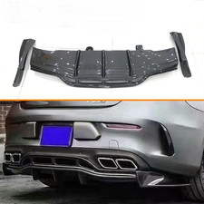 3 tlg Kohlefaser Heck Diffusor