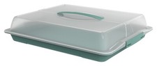 ROTHO John Partybutler Kuchenbehälter Kuchenhaube Polypropylen Grün 47 x 39