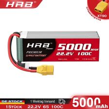 HRB 6s 22,2V 5000mAh XT90 Lipo Batterie für RC Hubschrauber Flugzeug Auto AKW