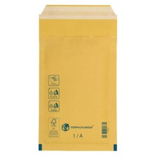 Luftpolsterversandtaschen Weiß/Braun A/1 B/2 C/3 D/4 E/5 F/6 G/7 H/8
