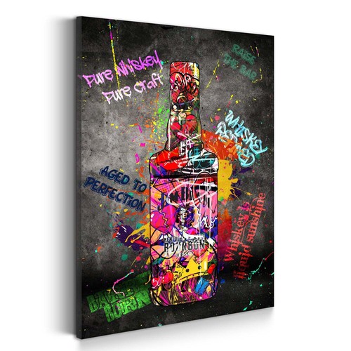 Bourbon whiskyflasche graffiti - bourbon,