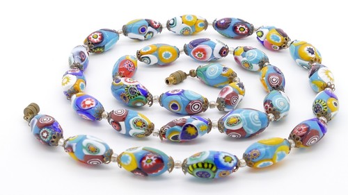 Collier glasperlen kette - collier,