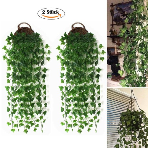 2stk hängepflanze künstlich - 2stk,