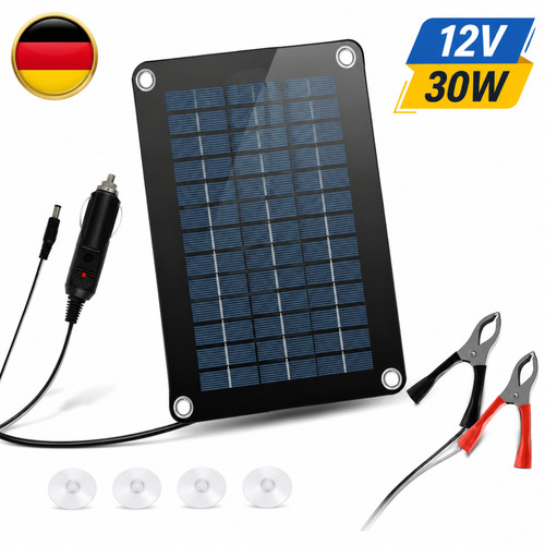 Tragbares solarpanel 12v - solarpanel, 30w