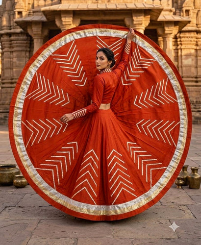 Damen orange traditionelles - damen,