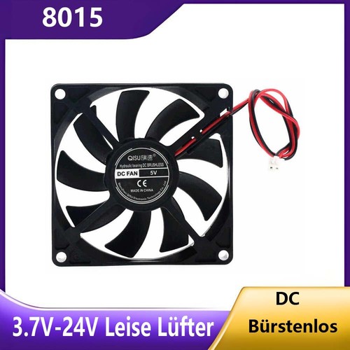 8015 leise lüfter 7v - dc, 3.7v-24v