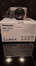 Panasonic LUMIX DMC-GX1 16.0MP Digitalkamera Silber Gehäuse getestet funktion...