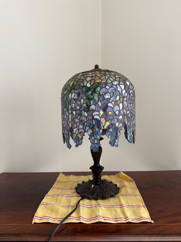 Große tiffany stil tischlampe - große,