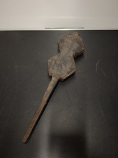 Schönes altes 2 er  Waffeleisen aus Guss Gusseisen Eisen belgisches Waffeleisen