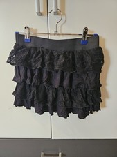 Damen Mini Rock Gr. XS Schwarz
