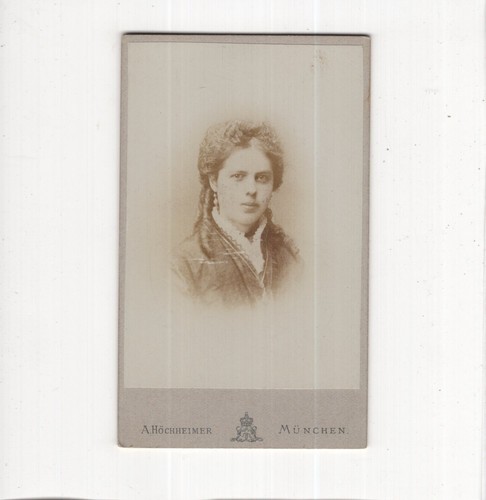Cdv foto damenportrait - cdv,