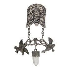 Schürzenkette Tracht 835/000 Silber geschwärzt, getragen 25322654