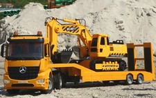 2-STÜCK RC TIEFLADER LKW