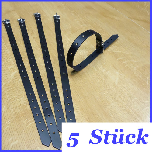 Stück lederriemen gelocht - stück,