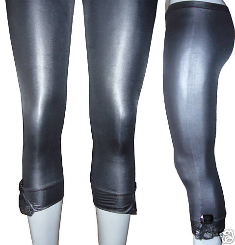 Leggins leggings capri schwarz - leggings,