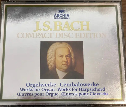 Box bach orgelwerke - cd-box,