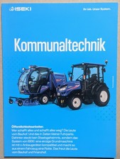 ISEKI Kommunaltechnik Mähtraktoren, Traktoren Prospekt Bulldog Schlepper