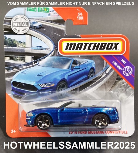 Matchbox 2018 mustang - "2018,