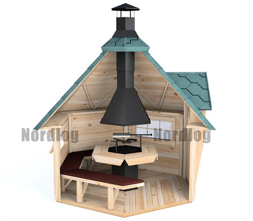 Nordlog grillkota m - nordlog,