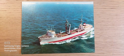 Postkarte frachtschiff - postkarte,