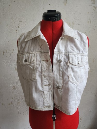 Vintage crop jeansweste levis - vintage,