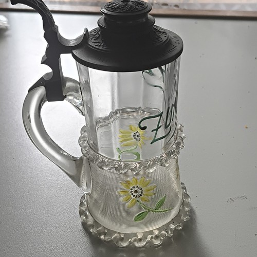 Alter glaskrug bierkrug - alter,