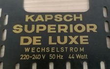 Röhrenradio Rückwand Kapsch