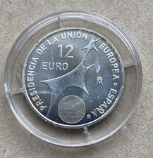 Sammlerstück  12 Euro Spanien 2002, Spanische Ratspräsidentschaft in der EU