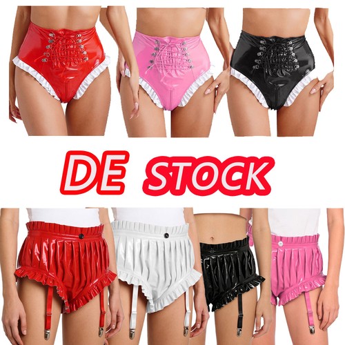 Damen unterwäsche wet look - damen,