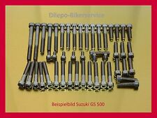  V2A Schrauben Edelstahlschrauben Motorschrauben für Suzuki GS500 / GS 500