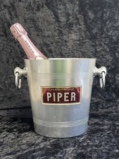 Piper Heidsieck Eisbehälter Champagner Kühler Sektkühler Vintage Eiskübel #L