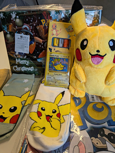 Pikachu pokémon fanbox set - pikachu,