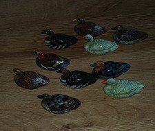Vintage Konvolut 10 Deko-Enten