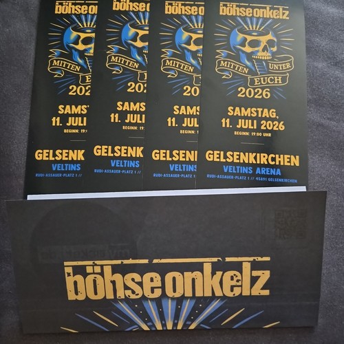 Tickets böhse onkelz - böhse,