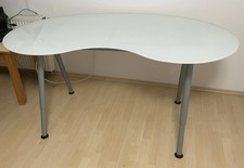 IKEA Glas-Schreibtisch Galant, höhenverstellbar