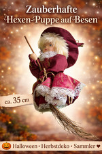Zauberhafte Hexen-Puppe auf