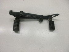 4. Kawasaki GPZ 305 EX305A BD Fußrastenhalter mit Fußraste vorne hinten links