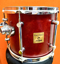 Rare Vintage 12“ Tom Sonor Force Maple Red Tulip