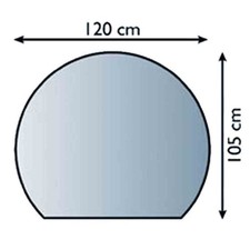 Glasbodenplatte 120 x - 8,