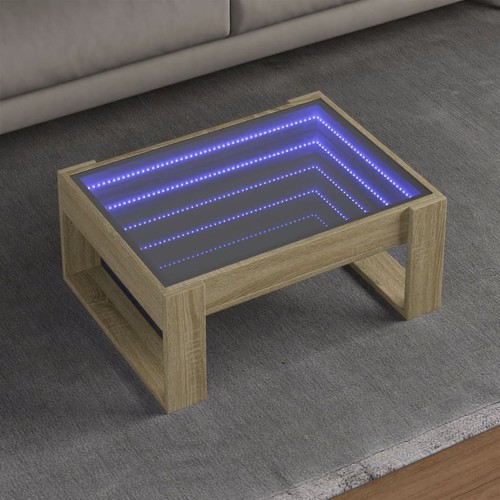 Couchtisch mit infinity led - mit, infinity-led