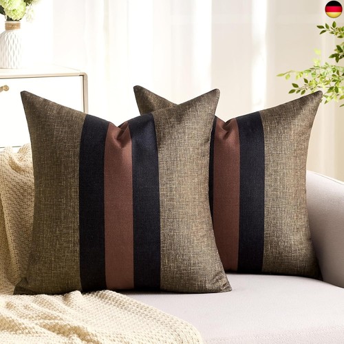 Kissenhüllen braun 45x45cm - kissenhüllen,