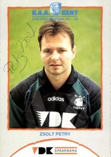 Autogrammkarte Fußballspieler