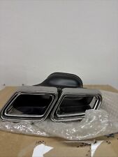 1x Auspuffblenden Endrohr Eckig Für Mercedes Benz E-Klasse C-Klasse Amg Uvm