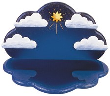 Hubrig Volkskunst 'Engelwolke stehend-hängend 23x14x14'