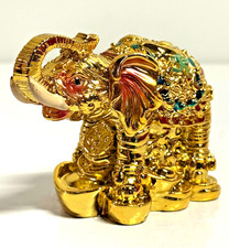 Goldfarbene elefantenfigur - elefantenfigur, –