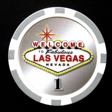 WELCOME to Fabulous LAS VEGAS Nevada / Souvenir Jeton - Spielwert 1  (1.11)