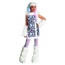 KINDER MONSTER HIGH ABBEY BOMINABLE KOSTÜM  Fasching Kleid Schneekönigin Party