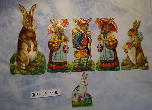 A420 6 alte osterhasen - k:,