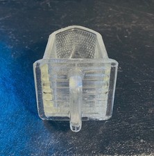 KLEINE SCHÜTTE  GLAS  GEWÜRZ- /KÜCHENSCHRANK   VINTAGE  ANTIK    50ER/60ER JAHRE