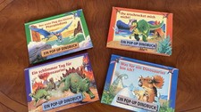 4 Pop-Up-Dino Bücher